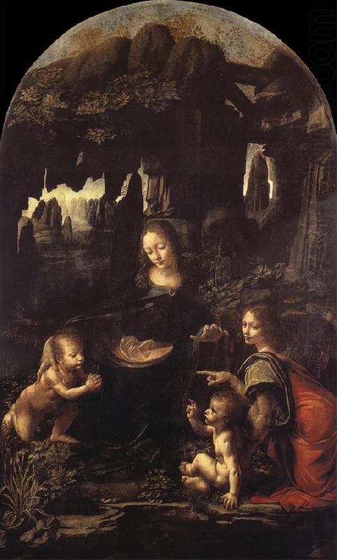 LEONARDO da Vinci Madonna in the rock grotto china oil painting image